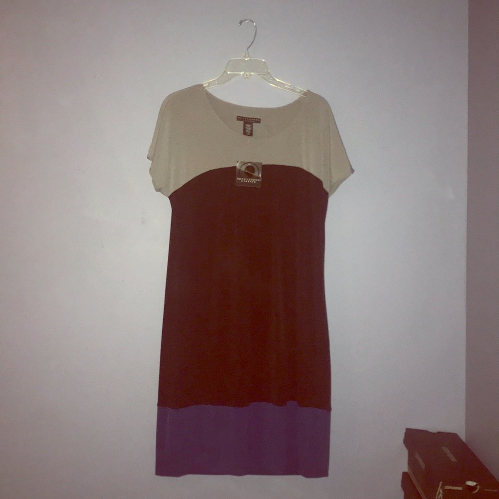 Color Block apostrophe stretch CB Dress